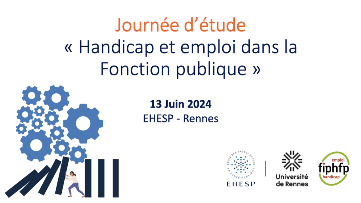 Journée d'études "Handicap et emploi dans la Fonction publique"