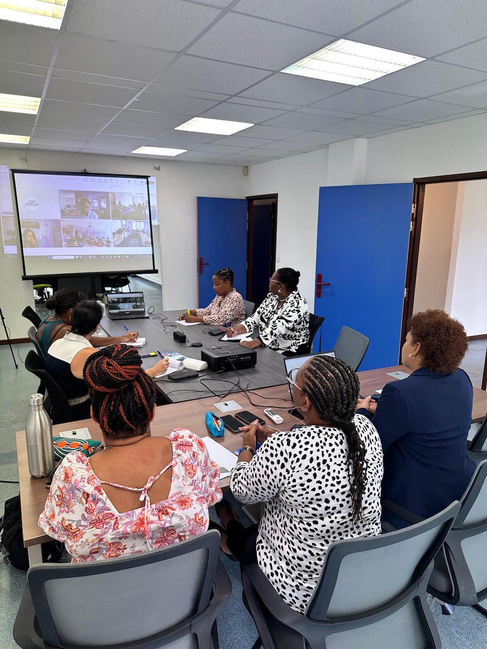 Participantes à la rencontre Cap emploi en Guyane