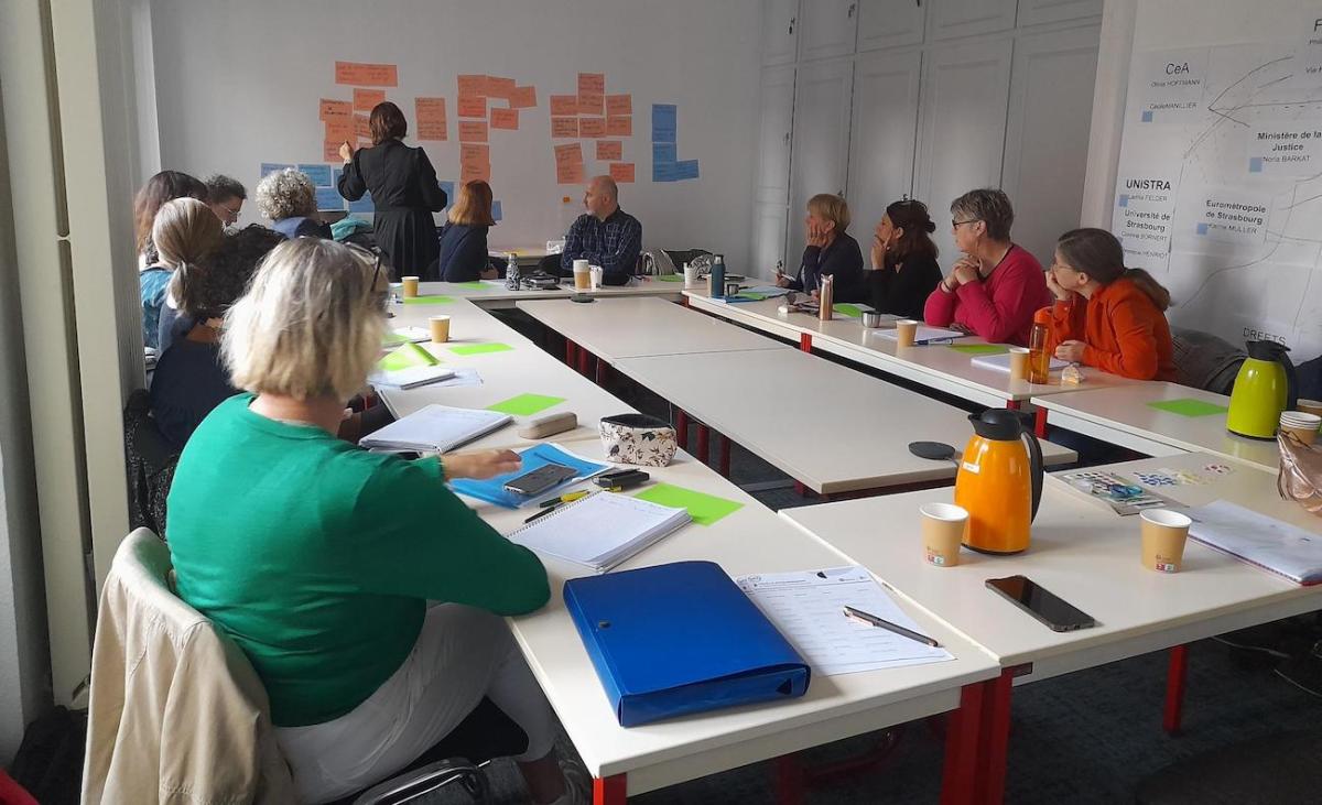 Participants au groupe de travail inclusion du 12 septembre à Strasbourg