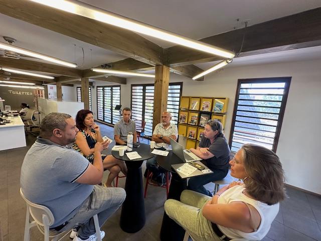 Atelier en sous-groupe organisé à l'occasion de l'événement sur l'accessibilité numériue