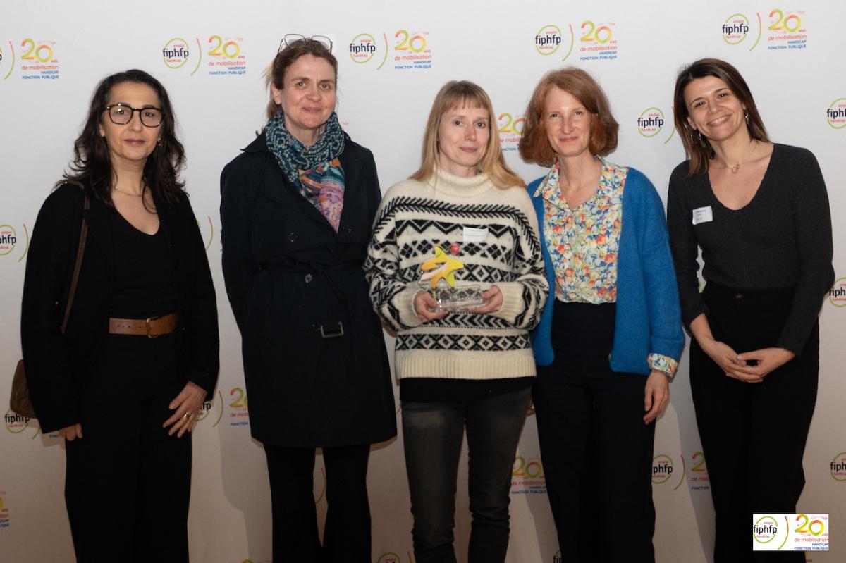 Employeurs du Puy-de-Dôme membres de la commission Mobilité Inter fonction publique et lauréats du Trophées Emploi public et handicap dans la catégorie Maintien